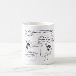 Caneca do unicórnio das comunicações incorporadas