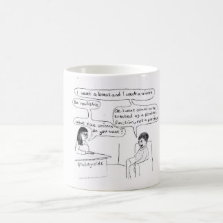 Caneca do unicórnio das comunicações incorporadas