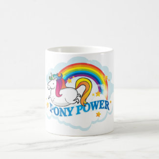 Caneca do unicórnio do poder do pônei