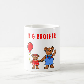 Caneca do urso & da irmã do big brother dos