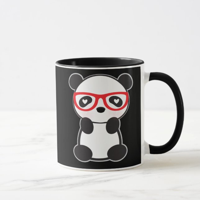 Caneca do urso de panda do amor - Leon o urso de (Direita)