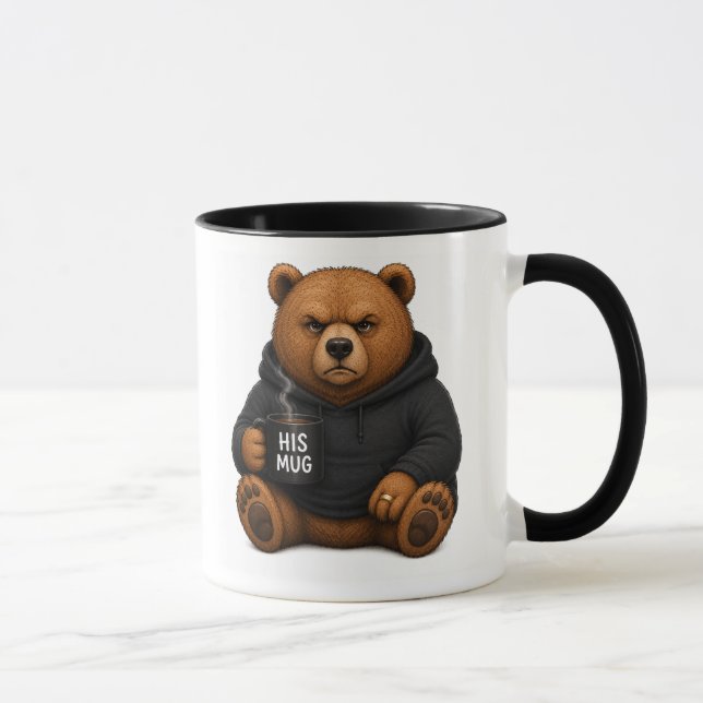 Caneca do Urso Mal-Humorado Cozinha Copo (Direita)