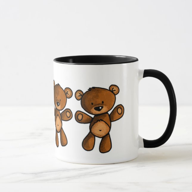 caneca do urso marrom (Direita)
