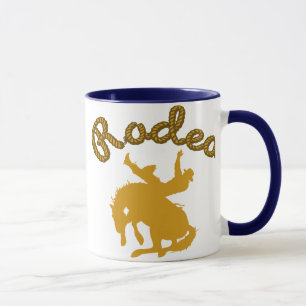 Caneca do vaqueiro do rodeio