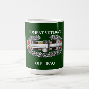 Caneca do veterano do combate do TÁXI da fita da