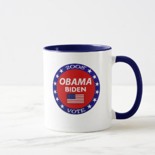 Caneca do voto de Obama Biden
