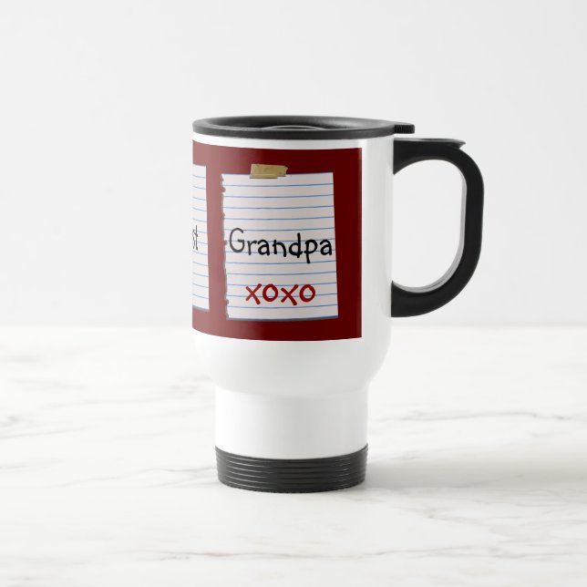 Caneca do vovô do mundo original a melhor (Direita)