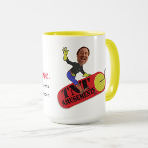 Caneca do Web site dos divertimentos de TNT