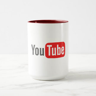 caneca do youtube de alta qualidade
