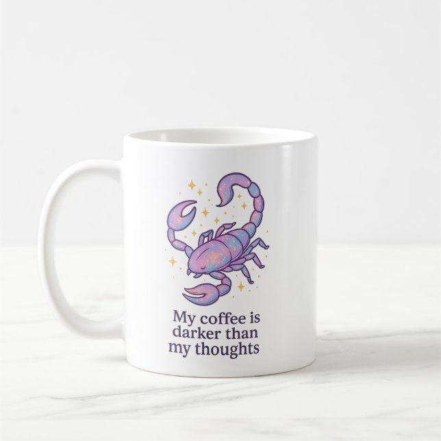 Caneca do Zodíaco de Escorpião – Meu Café é Mais E (Esquerda)