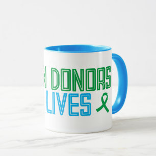 Caneca Doadores de órgãos salvam vidas