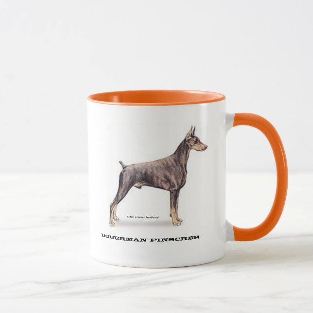Caneca Doberman Pinscher (Direita)