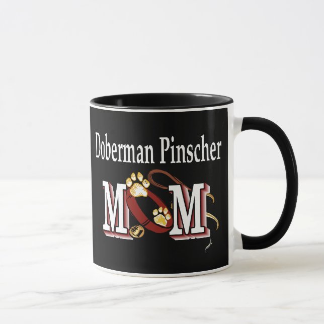 Caneca Doberman Pinscher Mãe Mug (Direita)