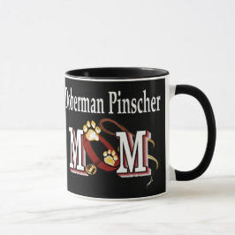 Caneca Doberman Pinscher Mamãe Gifts