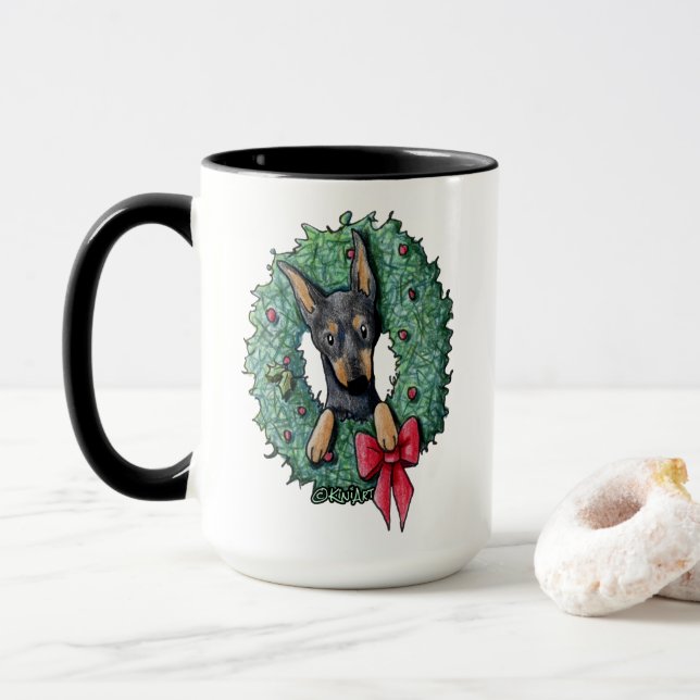 Caneca Doberman Puppy (Com Donut)