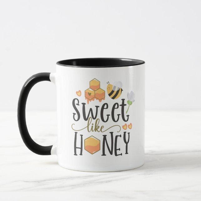 Caneca Doce Como Mel Coffee Mug para presentes (Esquerda)