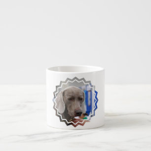 Caneca doce da especialidade do cão de Weimaraner