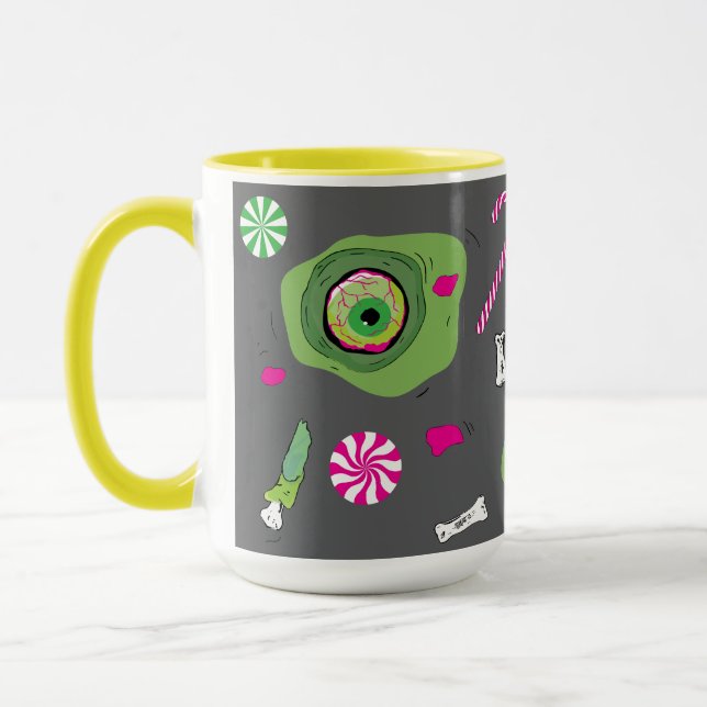 Caneca Doce Morte E Doces! Café Zombie (Esquerda)