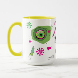 Caneca Doce Morte E Doces! Truque ou Tratar! Zombie Funk
