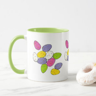Caneca Doces de Páscoa Maltados, De Chocolate Maltado