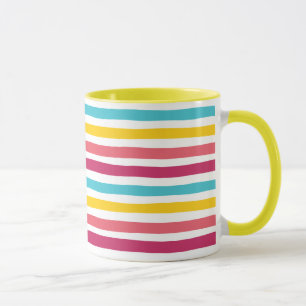 Caneca Doces listrados! Diversão Colorida
