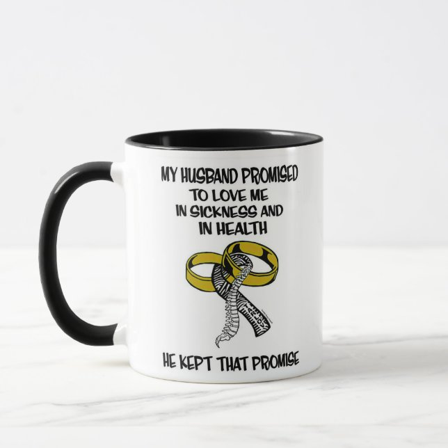 Caneca Doença/Saúde... Tarlov Cyst Mug (Esquerda)