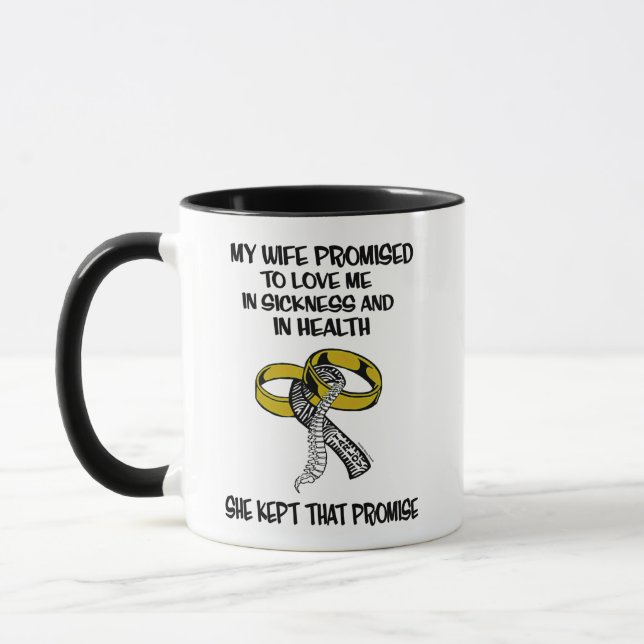 Caneca Doença/Saúde... Tarlov Cyst Mug (Esquerda)