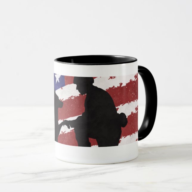 Caneca DOF - K9 Flag Mug (Frente Esquerda)