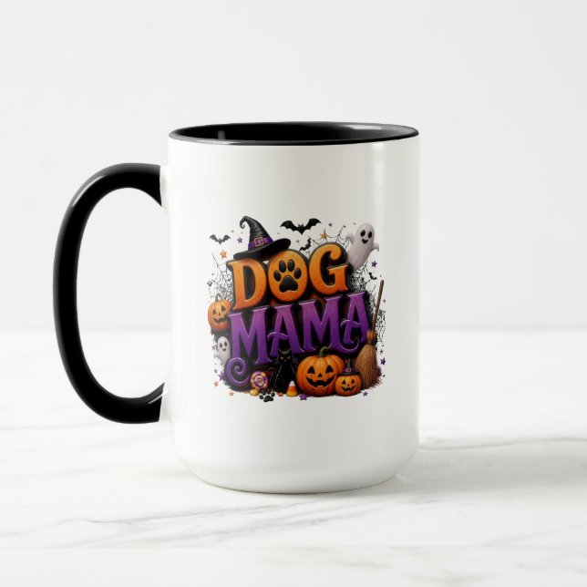 Caneca Dog Mama Halloween (Esquerda)