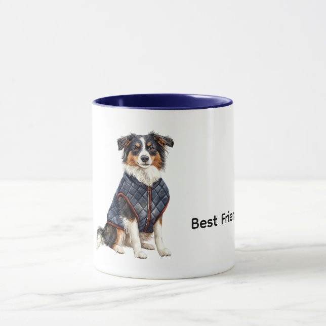 Caneca Dog with Blue Jacket (Centro)