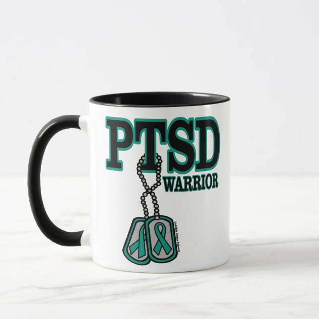 Caneca Dogtags/Warrior...PTSD Mug (Esquerda)