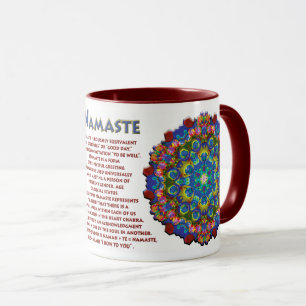 Caneca Doily Namaste Kaleidoscope