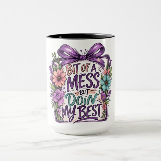 Caneca Doing My Best (Centro)