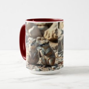 Caneca Dois Aussie Rottnest IsLand Quokkas,