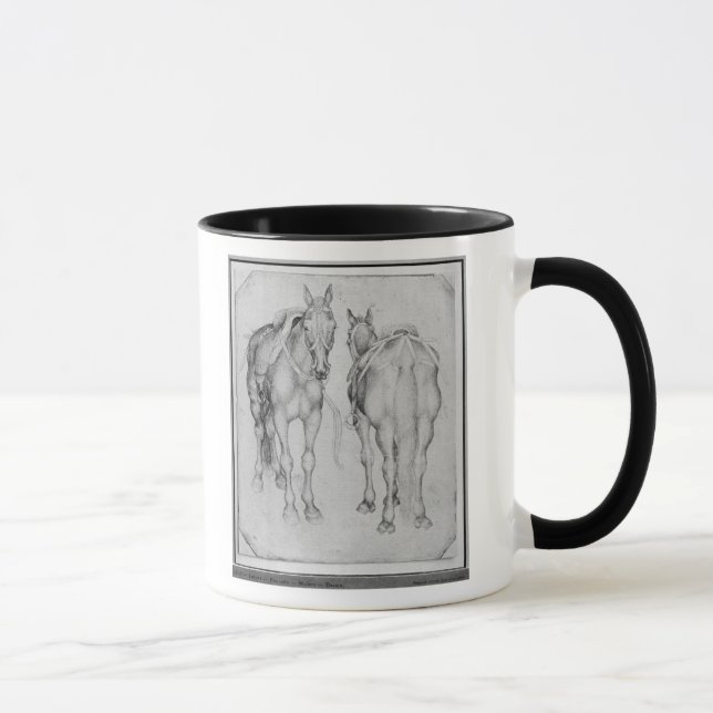 Caneca Dois cavalos, o do álbum de Vallardi (Direita)