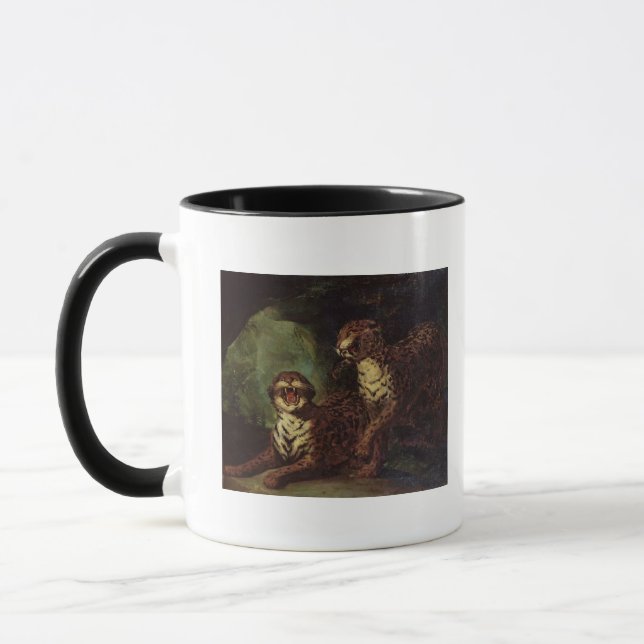 Caneca Dois leopardos, C. 1820 (Esquerda)