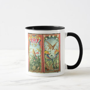 Caneca Dois painéis do tapete feitos em uma dobradura