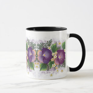 Caneca Dois Pansies… que pensam de você!