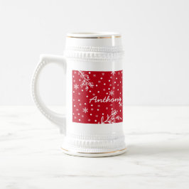 Caneca Dois Pequenos Pinguins | Presente de Natal de Nome