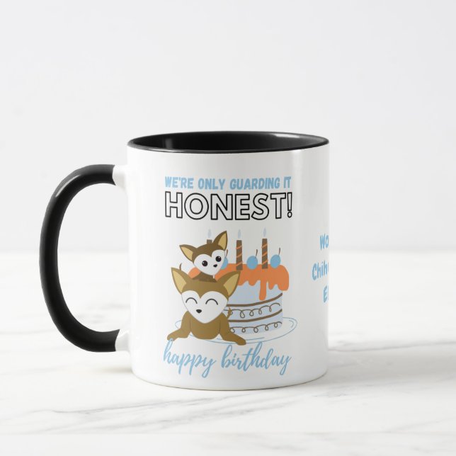 Caneca Dois Queridos Chihuahuas para Mães de Cachorro Ani (Esquerda)