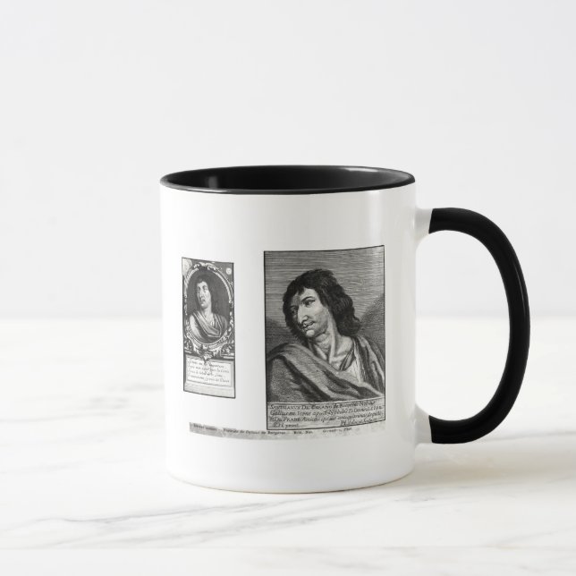 Caneca Dois retratos de Savinien Cyrano de Bergerac (Direita)