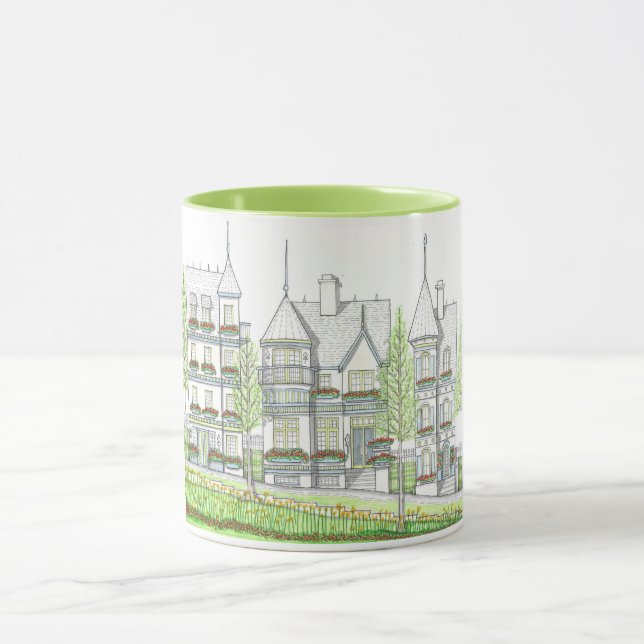 Caneca Dois Tone Victorian Home Mug (Centro)