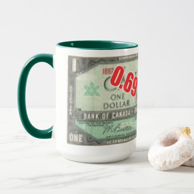 Caneca dólar de 69 centavos (Com Donut)