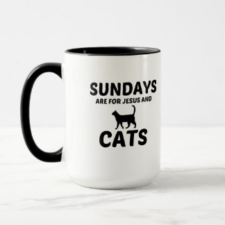 CANECA DOMINGO GATOS E JESUS