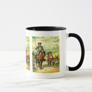 Caneca Don Quixote e Sancho Panza