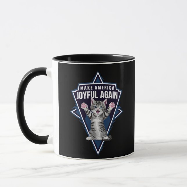 Caneca Dona do Gato Faça a América Alegre Novamente Harri (Esquerda)