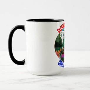 CANECA DONALD TRUMP LIMPAR A AMÉRICA UM SACO POR VEZ