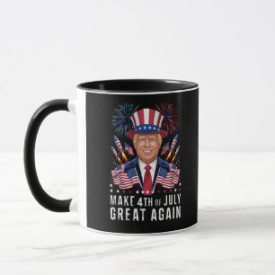 Caneca Donald Trump Torna 4 De Julho Grande Novamente