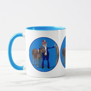 Caneca Donkey Lover Tio Sam