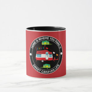 Caneca Dons de Caravan Art - Ame o meu café caravana
